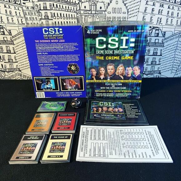 CSI : Crime Scene Investigation - The Crime Game 2004 GREAT CONDITION Complete! - Picture 1 of 6